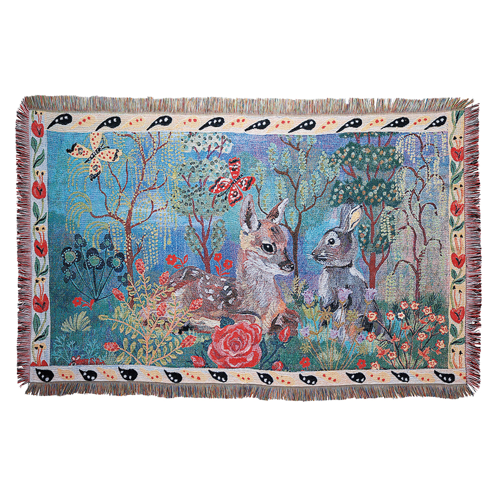 Nathalie Lete Tapestry rug Bambi | 8000000works | エイトミリオン